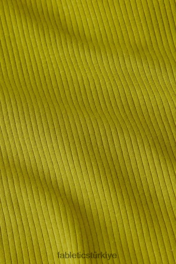 tr Fabletics kadınlar yüksek boyunlu kaburga tankı Zeytinlik 40R06B2144