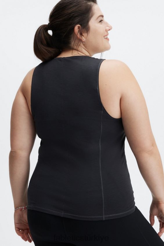 tr Fabletics kadınlar yün taban tabakası tankı kömür grisi funda 40R06B2240