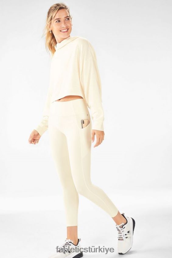 tr Fabletics kadınlar brisa kırpılmış kazak şeker 40R06B2564