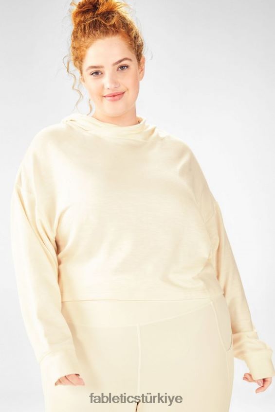 tr Fabletics kadınlar brisa kırpılmış kazak şeker 40R06B2565