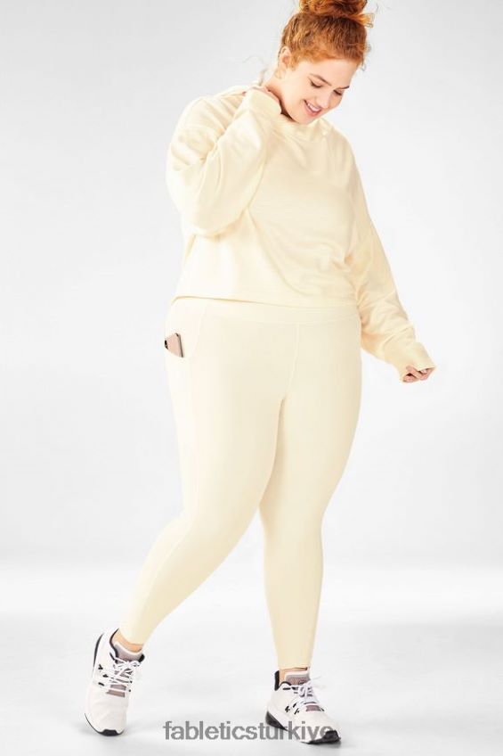 tr Fabletics kadınlar brisa kırpılmış kazak şeker 40R06B2565