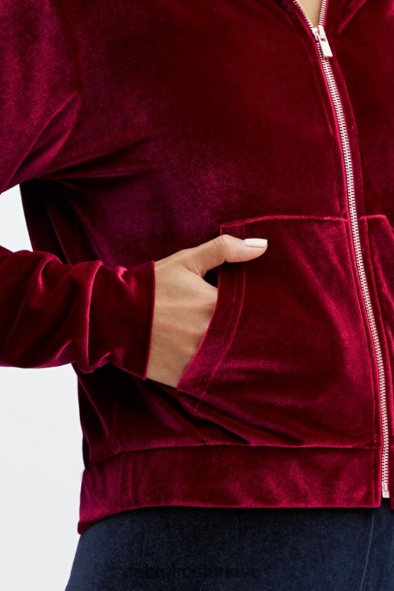 tr Fabletics kadınlar donna kadife kapşonlu kiraz patlaması 40R06B2508