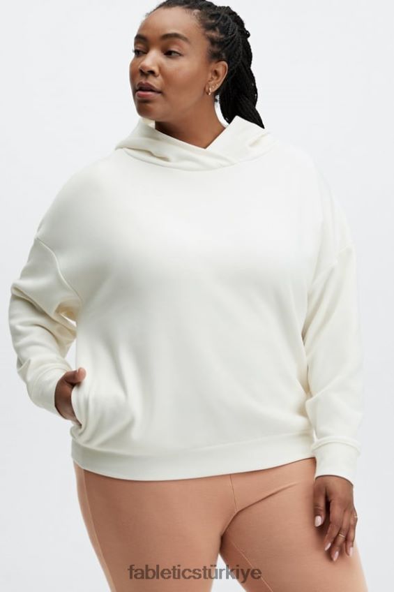 tr Fabletics kadınlar eko cepli kapşonlu kemik 40R06B2521