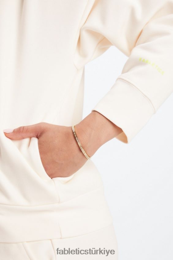 tr Fabletics kadınlar eko go-to kapşonlu yulaf/filiz 40R06B2515