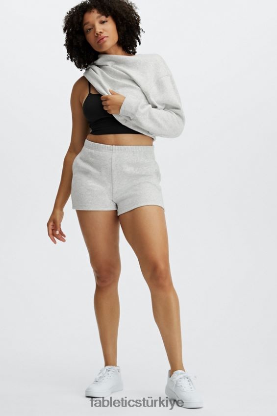 tr Fabletics kadınlar eko sıfır yaka sweatshirt açık gri funda 40R06B2478