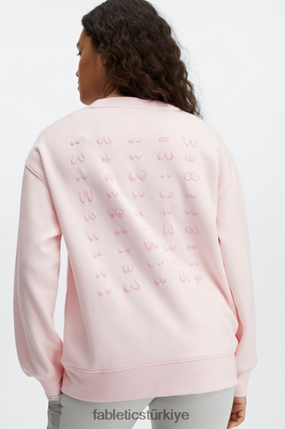 tr Fabletics kadınlar eko sıfır yaka sweatshirt peri 40R06B2480