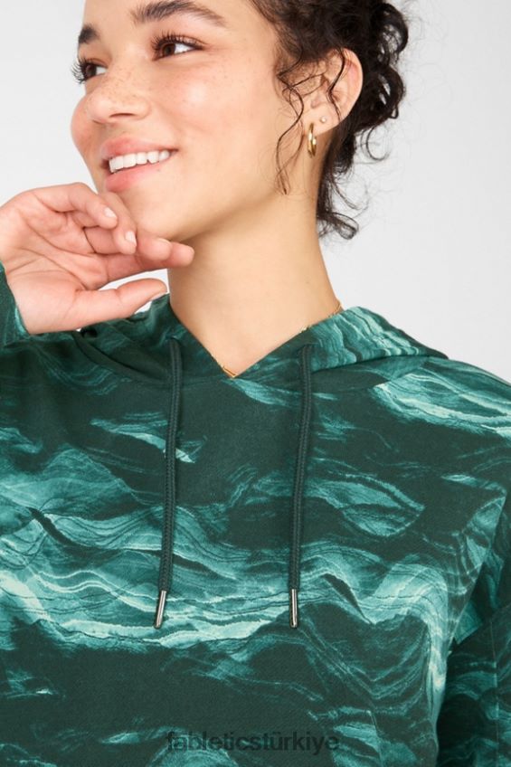 tr Fabletics kadınlar esmi svetşört kristal dalgalar 40R06B2543