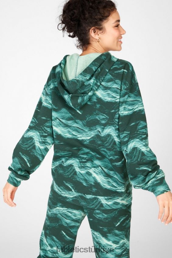 tr Fabletics kadınlar esmi svetşört kristal dalgalar 40R06B2543