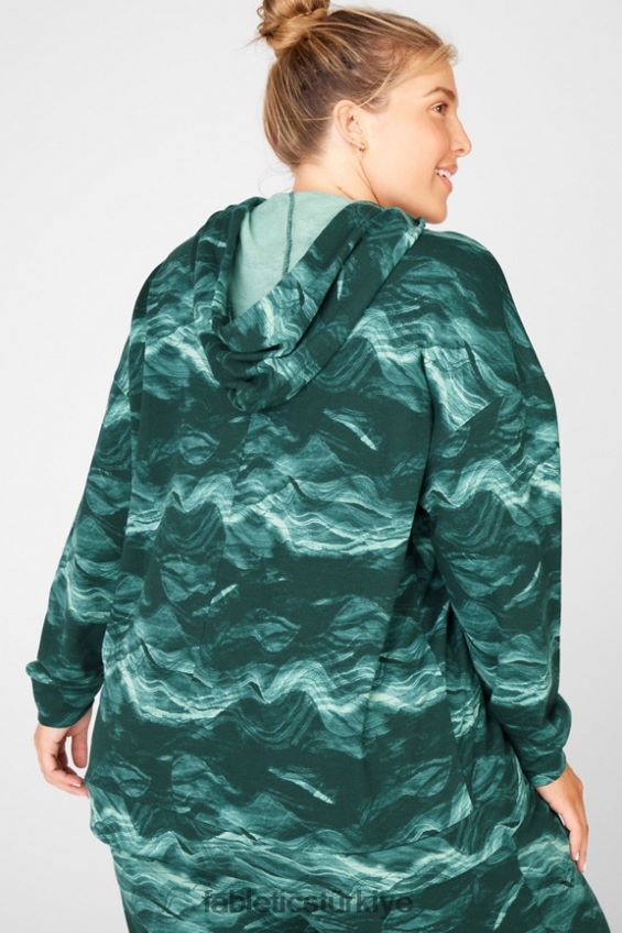 tr Fabletics kadınlar esmi svetşört kristal dalgalar 40R06B2544