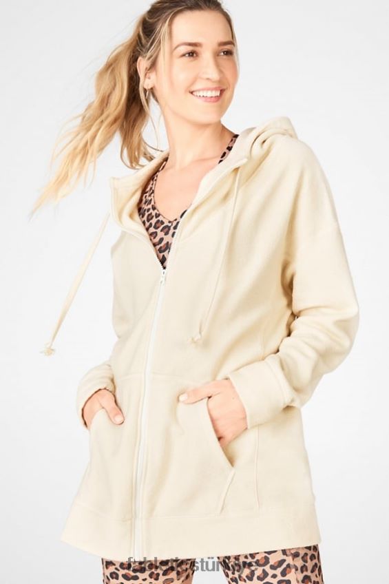 tr Fabletics kadınlar çevre bilincine sahip büyük boy kapşonlu yulaf 40R06B2700