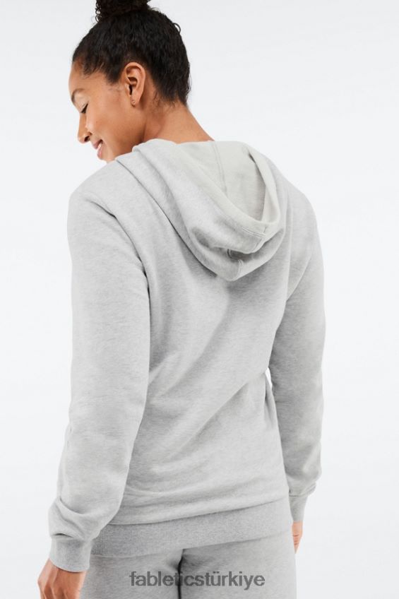 tr Fabletics kadınlar gurur kapşonlu gri sis funda 40R06B2527