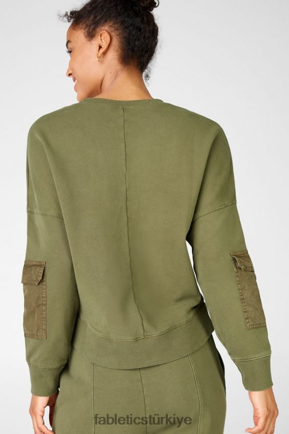 tr Fabletics kadınlar inci kazak avokado 40R06B2546