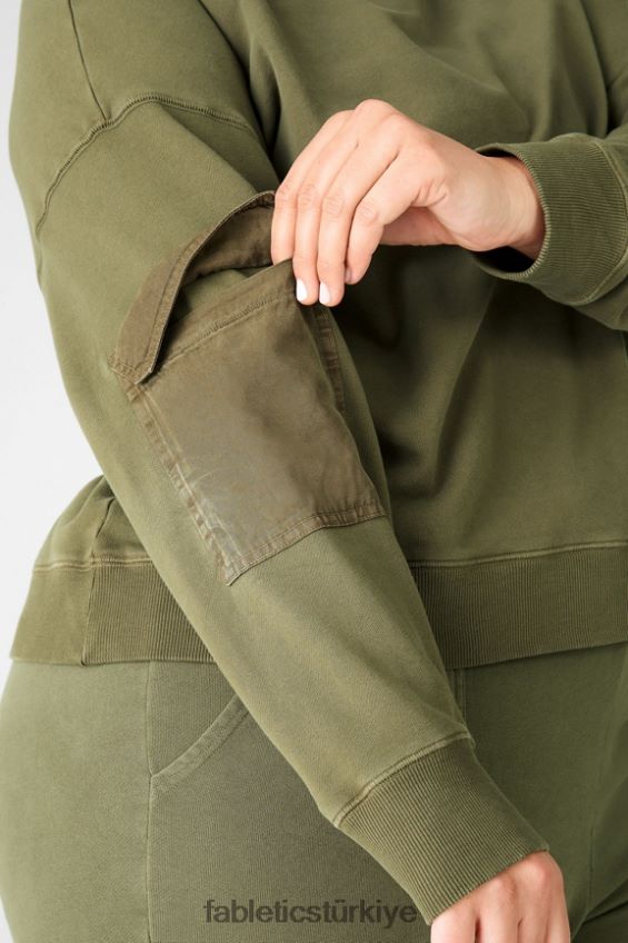 tr Fabletics kadınlar inci kazak avokado 40R06B2547