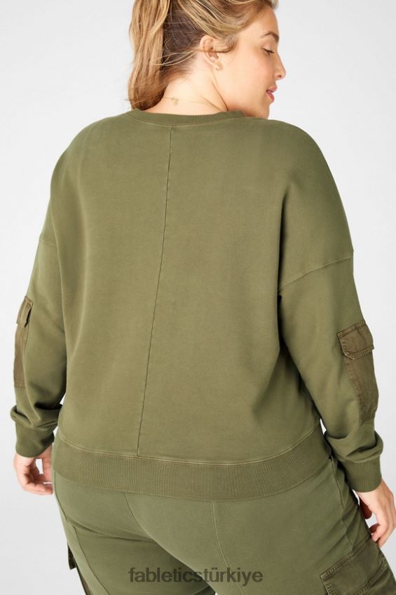 tr Fabletics kadınlar inci kazak avokado 40R06B2547