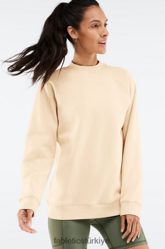 tr Fabletics kadınlar james uzun kollu kazak kıyı ormanı 40R06B2541