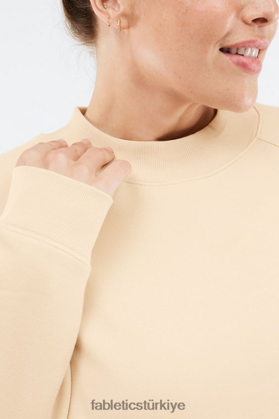 tr Fabletics kadınlar james uzun kollu kazak kıyı ormanı 40R06B2542