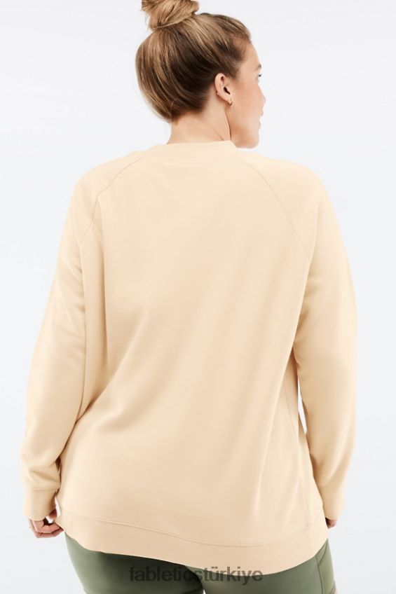 tr Fabletics kadınlar james uzun kollu kazak kıyı ormanı 40R06B2542