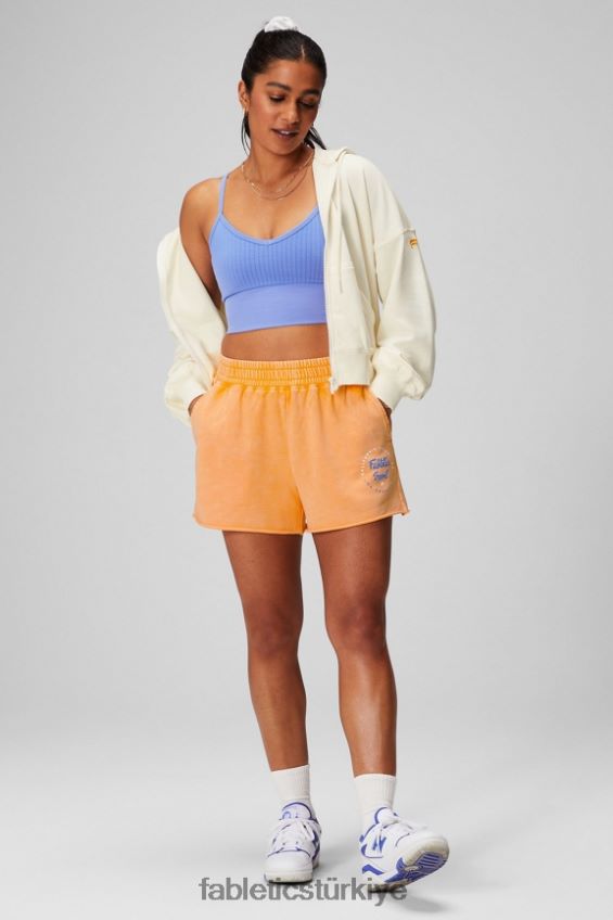 tr Fabletics kadınlar küçülmüş kapşonlu krem/grafik 40R06B2442