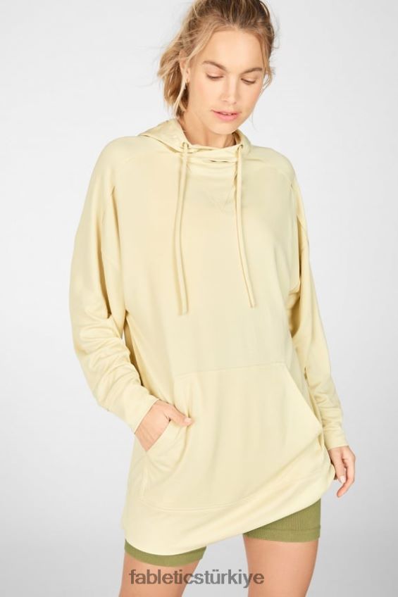 tr Fabletics kadınlar kapüşonlu tunik pus adaçayı 40R06B2566