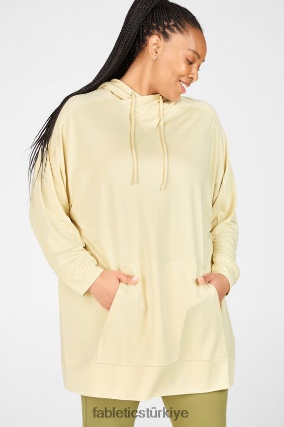 tr Fabletics kadınlar kapüşonlu tunik pus adaçayı 40R06B2567