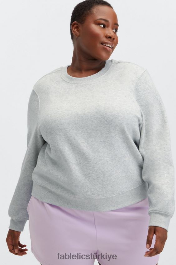 tr Fabletics kadınlar klasik bisiklet yakaya git açık gri funda 40R06B2647