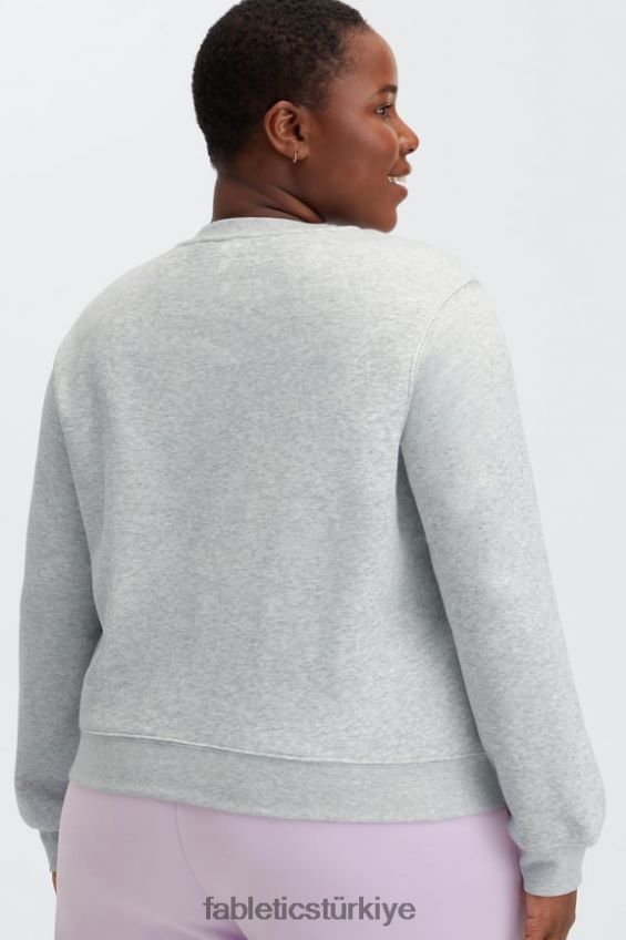 tr Fabletics kadınlar klasik bisiklet yakaya git açık gri funda 40R06B2647