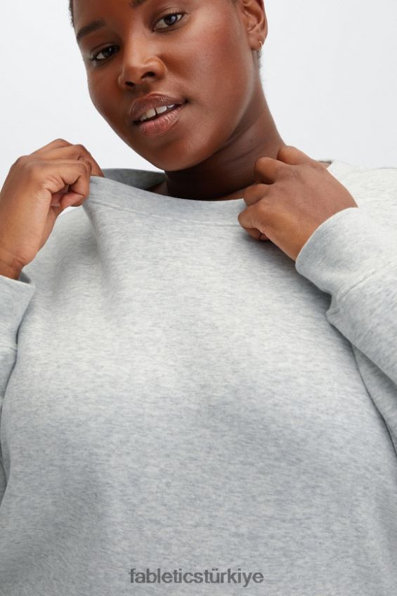 tr Fabletics kadınlar klasik bisiklet yakaya git açık gri funda 40R06B2647