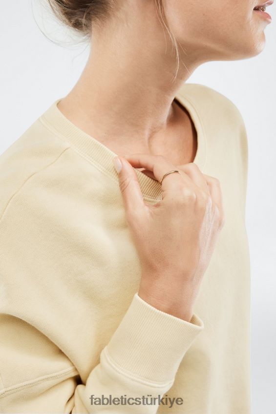 tr Fabletics kadınlar kortney sweatshirt yağlı süt 40R06B2528