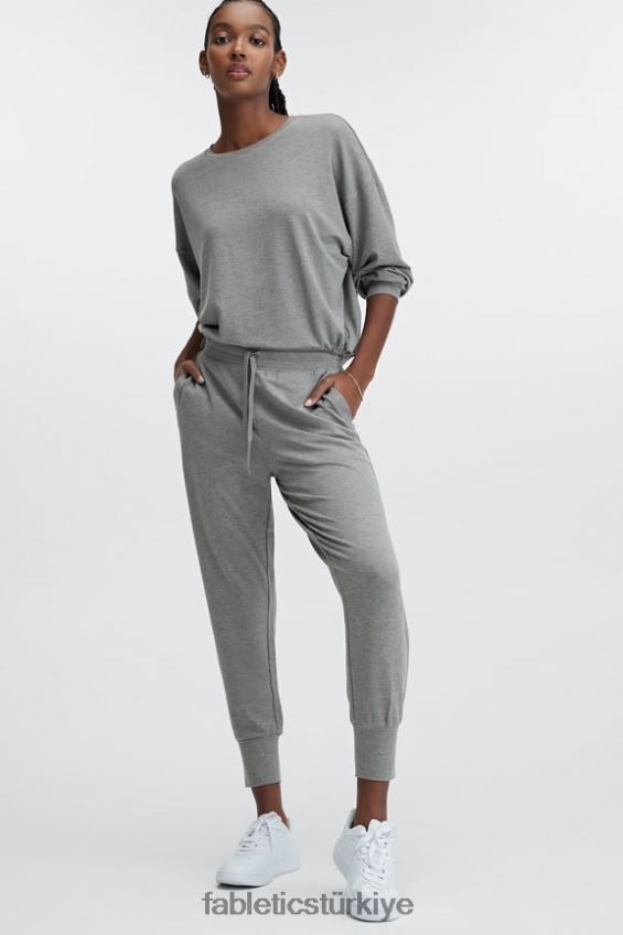 tr Fabletics kadınlar lüks kısa kazak kömür funda 40R06B2427