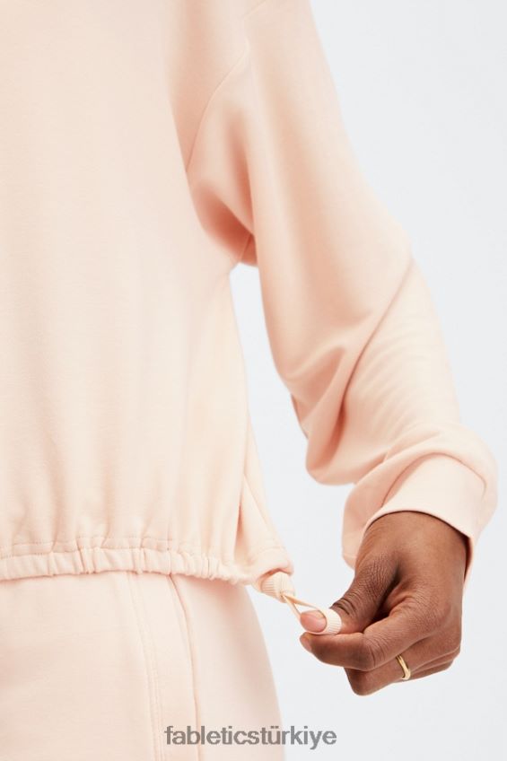 tr Fabletics kadınlar lüks kısa kazak kum 40R06B2429