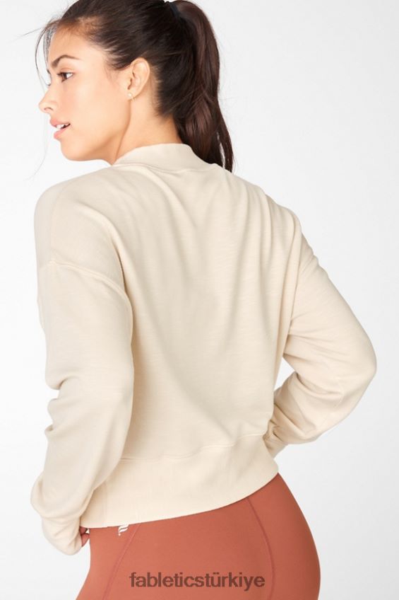 tr Fabletics kadınlar luna uzun kollu kazak latte 40R06B2548