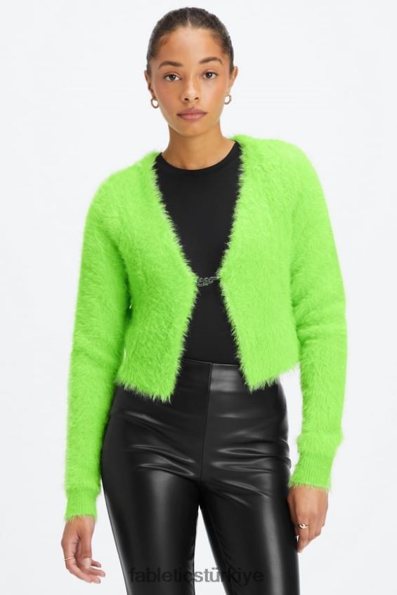 tr Fabletics kadınlar mahsul hırka ekşi elma 40R06B2625