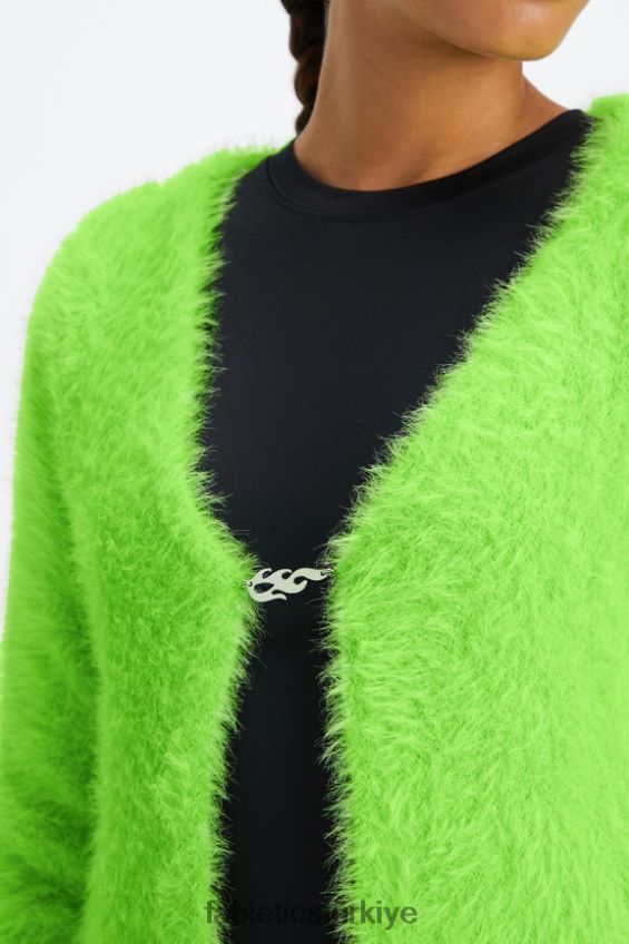 tr Fabletics kadınlar mahsul hırka ekşi elma 40R06B2625