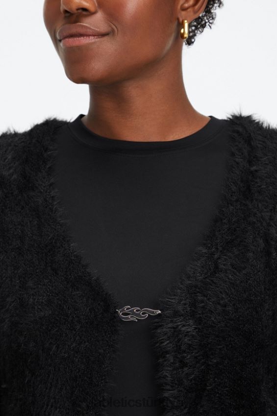 tr Fabletics kadınlar mahsul hırka siyah 40R06B2626