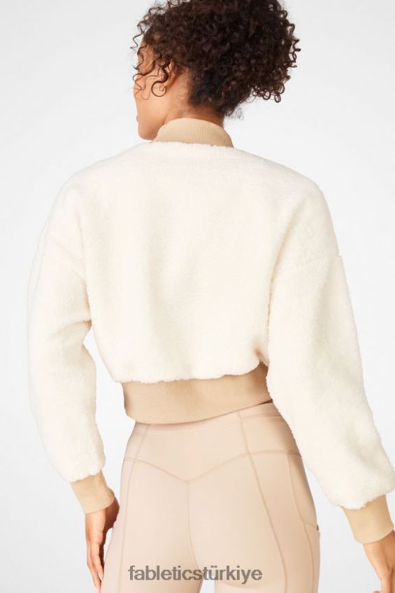 tr Fabletics kadınlar malia polar polar kazak diş/devetüyü 40R06B2553