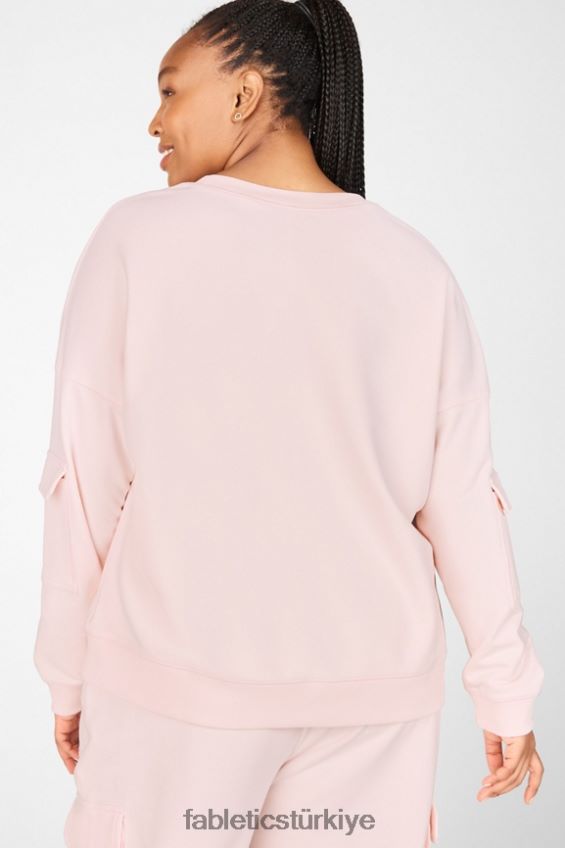 tr Fabletics kadınlar nyla kargo kazak pembe don 40R06B2535
