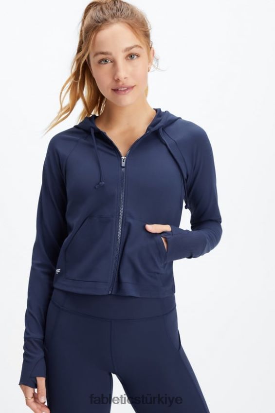 tr Fabletics kadınlar oasis kırpılmış kapşonlu Uçurum 40R06B2447