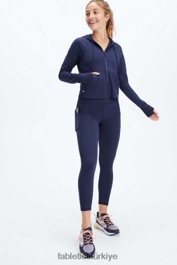 tr Fabletics kadınlar oasis kırpılmış kapşonlu Uçurum 40R06B2447