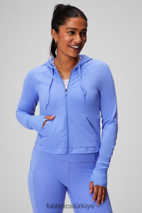 tr Fabletics kadınlar oasis kırpılmış kapşonlu deniz salyangozu yumruk 40R06B2444