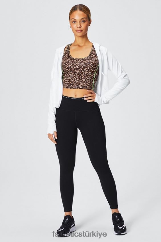 tr Fabletics kadınlar oasis kırpılmış kapşonlu klasik beyaz 40R06B2459
