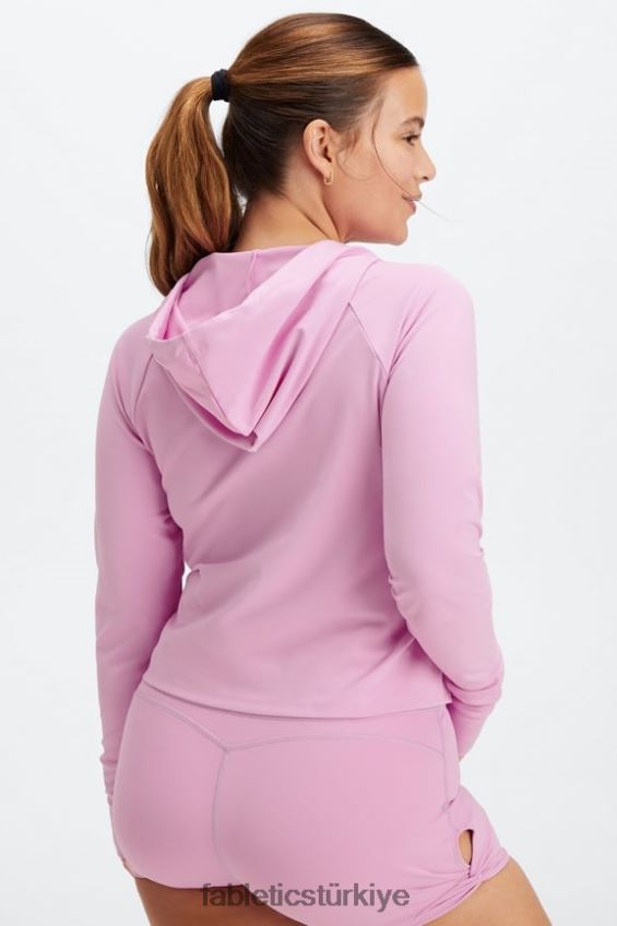 tr Fabletics kadınlar oasis kırpılmış kapşonlu puslu leylak 40R06B2450