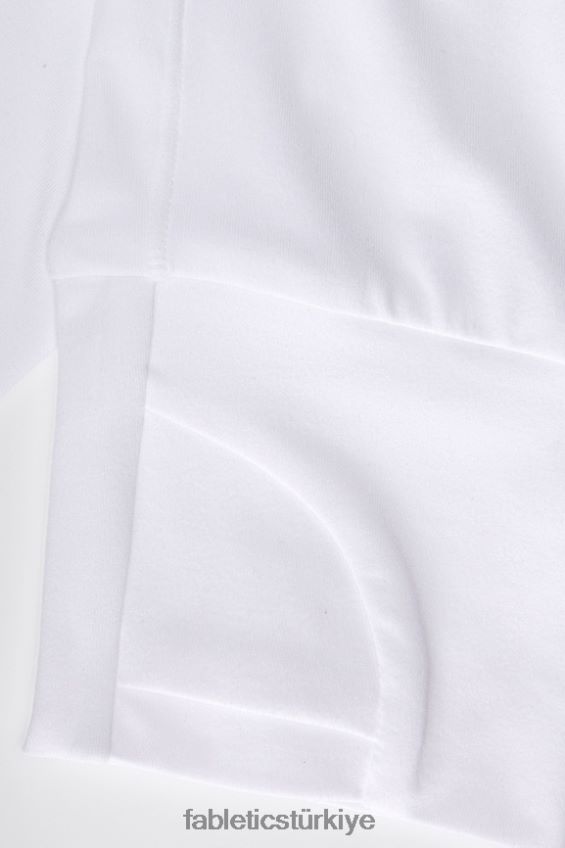 tr Fabletics kadınlar phoenix yarım fermuarlı orta katman klasik beyaz/grafik 40R06B2579