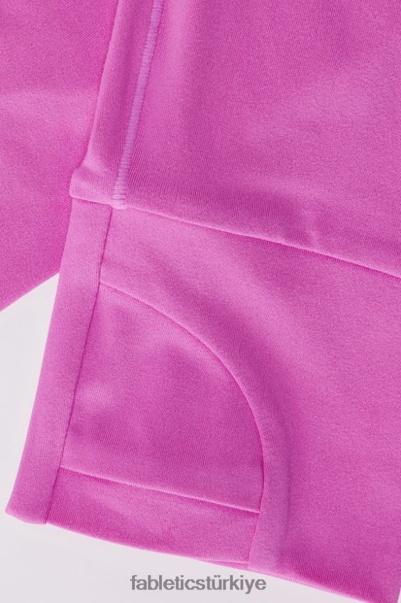 tr Fabletics kadınlar phoenix yarım fermuarlı orta katman pembe kaçış/logo 40R06B2580