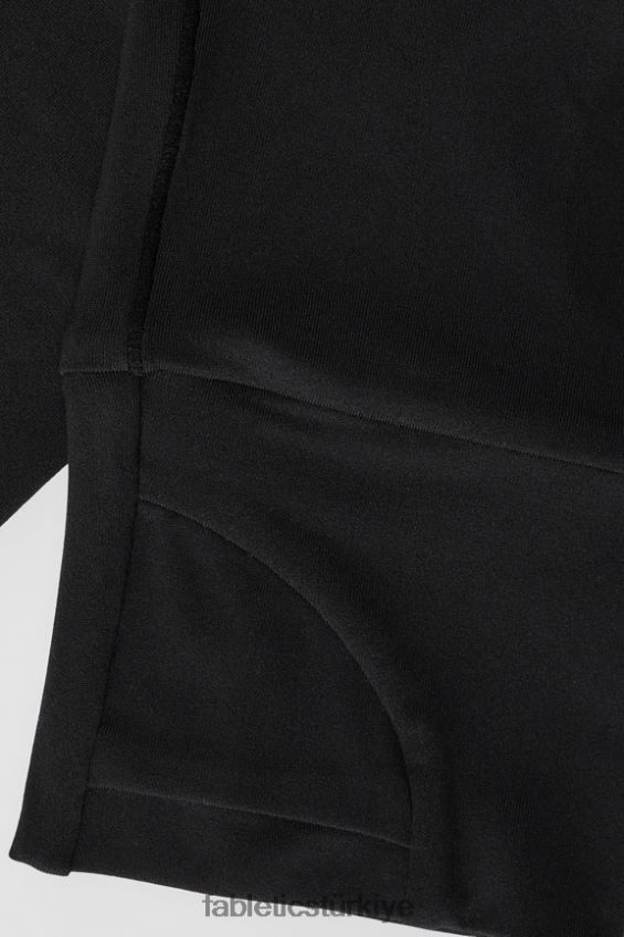 tr Fabletics kadınlar phoenix yarım fermuarlı orta katman siyah 40R06B2581