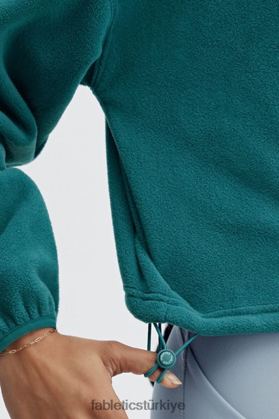 tr Fabletics kadınlar rayne polar polar 1/4 fermuar fiyort 40R06B2510