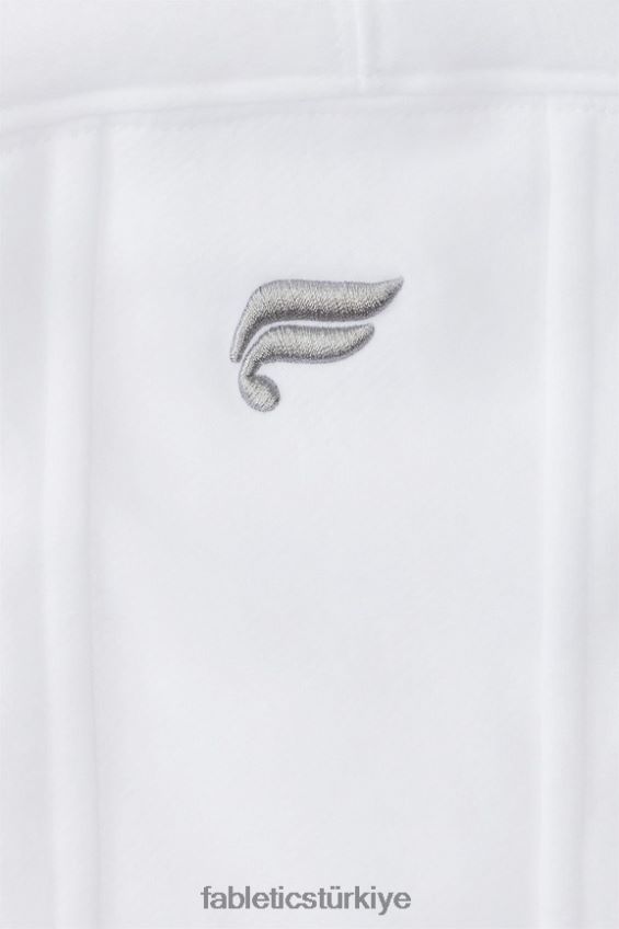 tr Fabletics kadınlar sonsuza kadar polar asimetrik sweatshirt klasik beyaz/mineral gri 40R06B2461