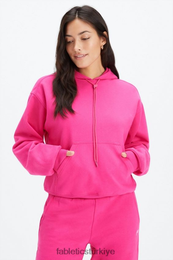 tr Fabletics kadınlar sonsuza kadar polar kapşonlu fuşya/pembe çılgın 40R06B2489