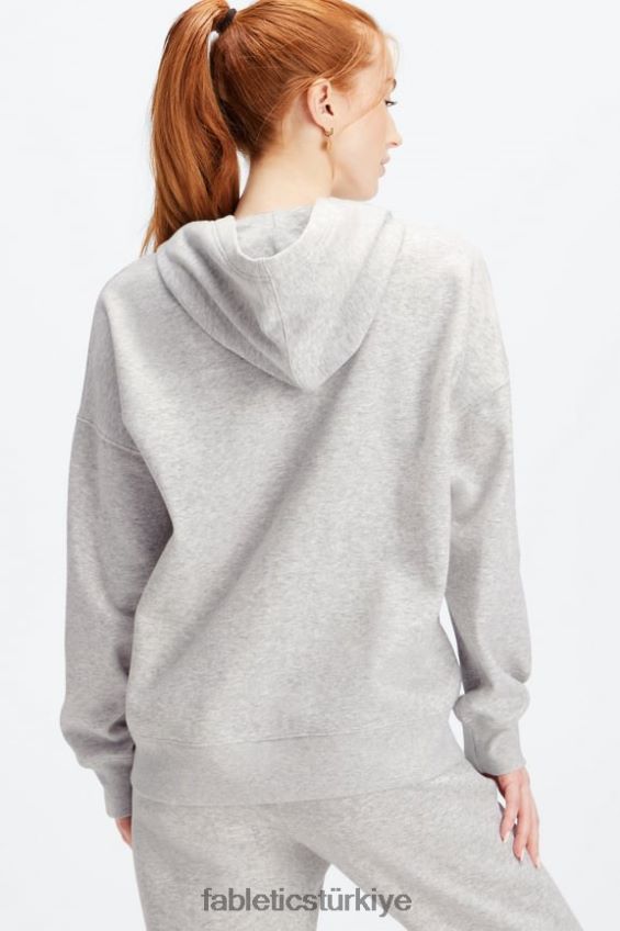 tr Fabletics kadınlar tam boy fermuarlı kapüşonlu açık gri funda 40R06B2660
