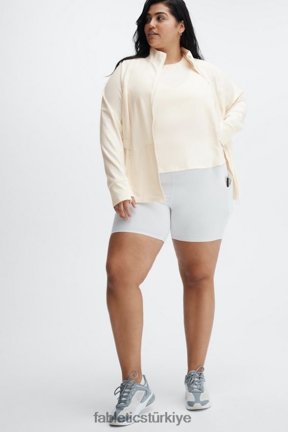 tr Fabletics kadınlar trinity performans ceketi ak balıkçıl 40R06B2574