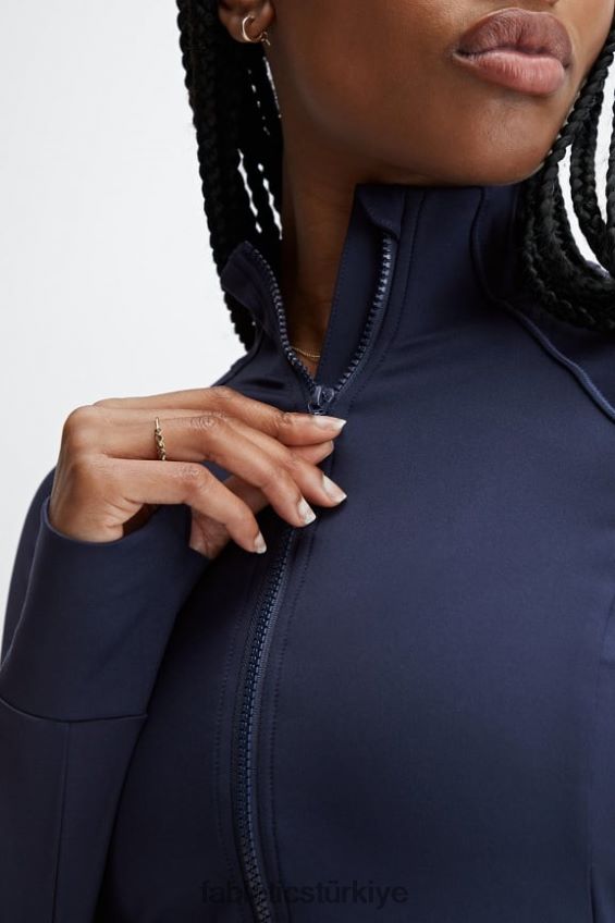 tr Fabletics kadınlar trinity performans ceketi derin donanma 40R06B2572